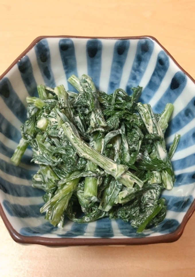簡単！10分！春菊のマヨネーズ和え-レシピのメイン写真