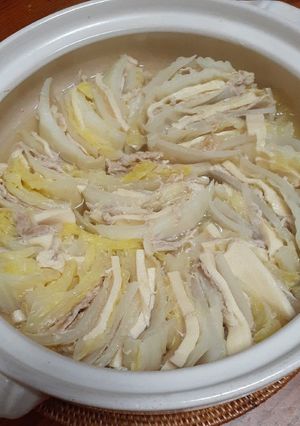 高野豆腐でかさ増しミルフィーユ鍋-レシピのメイン写真