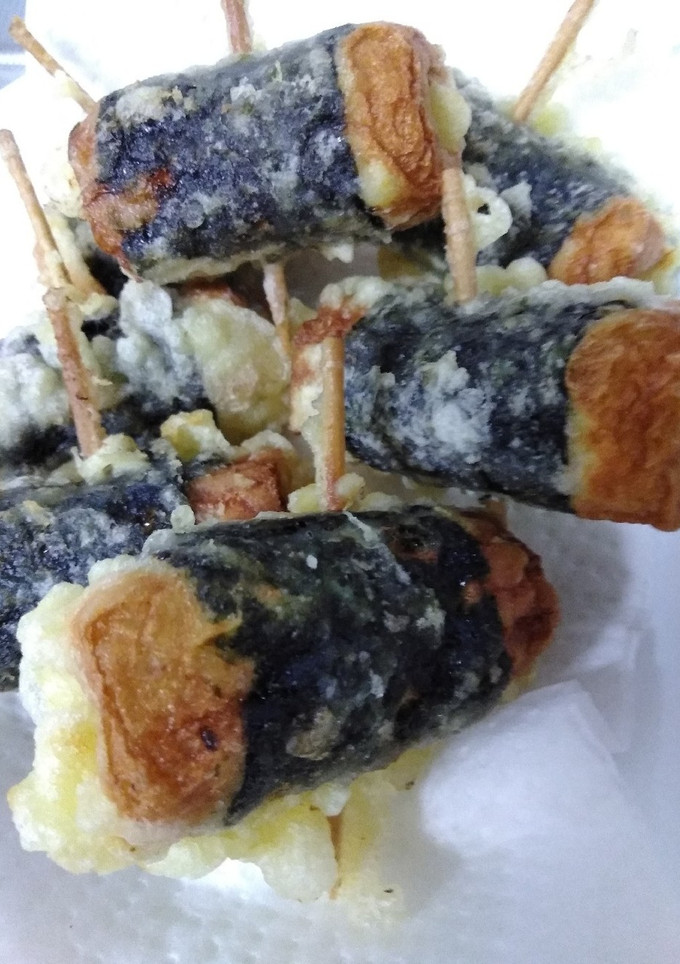 山芋とちくわの磯辺揚げ-レシピのメイン写真