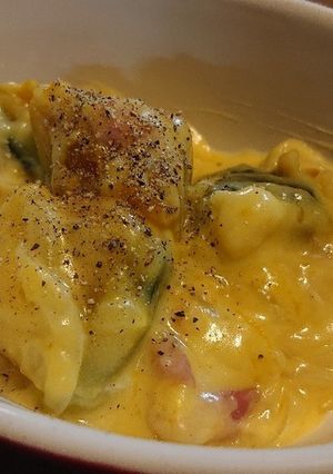 かぼちゃとベーコンのクリーム煮-レシピのメイン写真