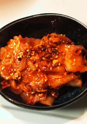 辛さ×2 食べるラー油かけキムチ-レシピのメイン写真
