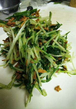 副菜ばっちり!水菜のササッとサラダ-レシピのメイン写真