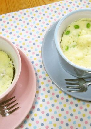 レンジで簡単♪ケークサレ風蒸しパン2種-レシピのメイン写真