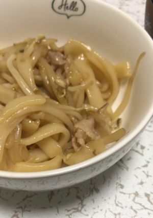 やきうどん 豚丼ソースで-レシピのメイン写真