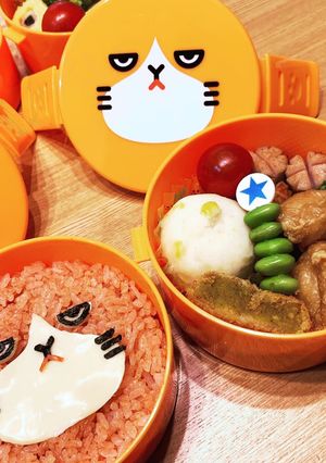 ふてにゃん弁当　簡単　キャラ弁-レシピのメイン写真