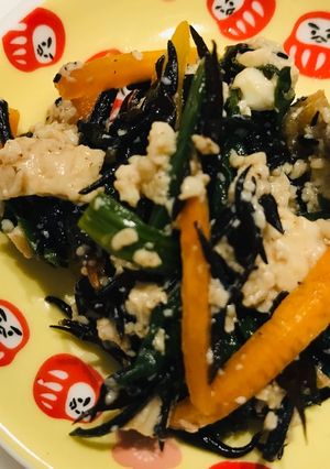 レンチン簡単ひじき煮-レシピのメイン写真