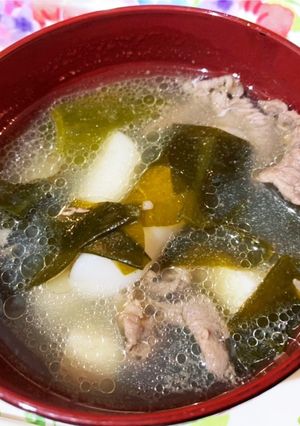 牛肉のスープ-レシピのメイン写真