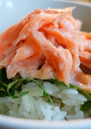 加島屋の「さけ茶漬」風 低温調理-レシピのメイン写真