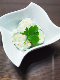 糠漬け風味☆きゅうりのヨーグルトあえ-レシピのメイン写真