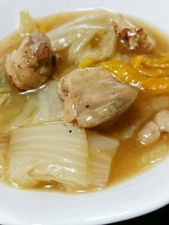 鶏もも肉とねぎと白菜のうま煮-レシピのメイン写真