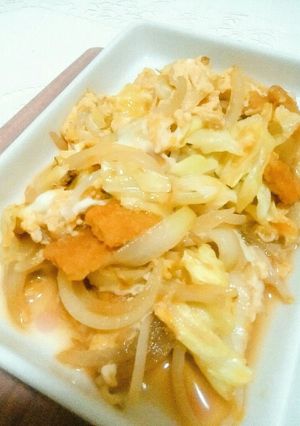 ビッグカツで！なんちゃってカツ煮-レシピのメイン写真