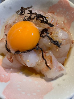 赤海老の塩ユッケ-レシピのメイン写真