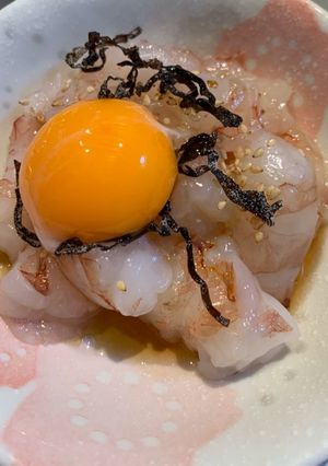 赤海老の塩ユッケ-レシピのメイン写真