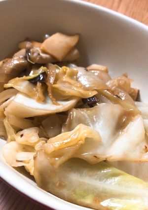 ご飯が進む！キャベツのWマヨソテー-レシピのメイン写真