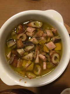 スキレットで!ちくわのアヒージョ-レシピのメイン写真