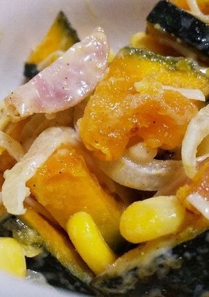甘味が癖になる♪かぼちゃのサラダ☆-レシピのメイン写真