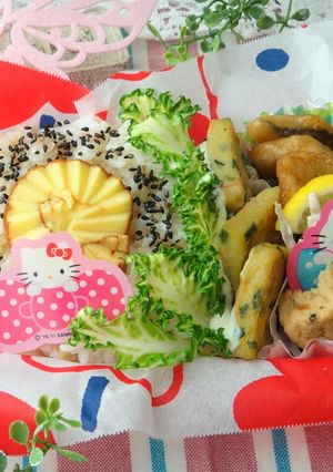 3月9日　サバ南蛮漬け弁当　詰め方-レシピのメイン写真