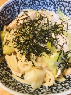 白だしでやさしい味わい●鶏肉の焼きうどん-レシピのメイン写真