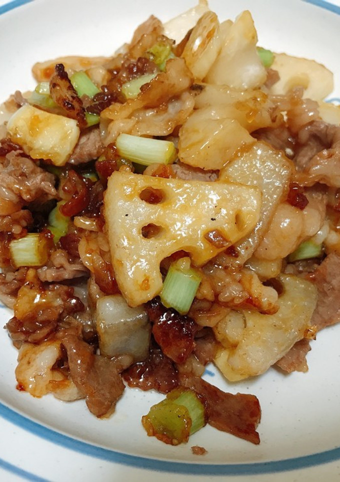 豚肉と蓮根の甘酢炒め-レシピのメイン写真