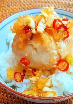 韓国風煮卵ごはん-レシピのメイン写真