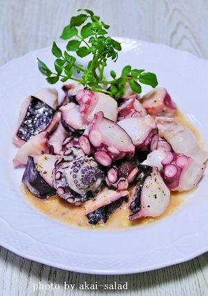 タコのガリマヨソテー-レシピのメイン写真