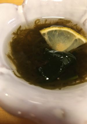 もずく酢　米黒酢入り　これってお料理？-レシピのメイン写真