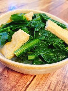 和食の定番☆小松菜と油揚げの煮びたし-レシピのメイン写真