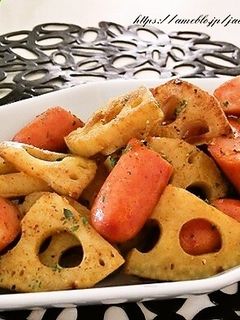 れんこんとウインナーのカレー炒め-レシピのメイン写真