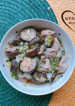 ねぎだれで☆なすと鶏肉炒め-レシピのメイン写真
