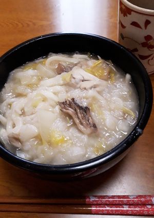 ランチ☆白菜と舞茸のとろとろバターうどん-レシピのメイン写真