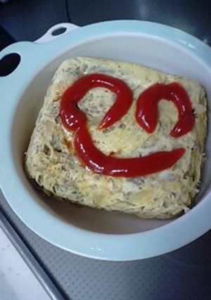 玉子まぜまぜオムレツ-レシピのメイン写真