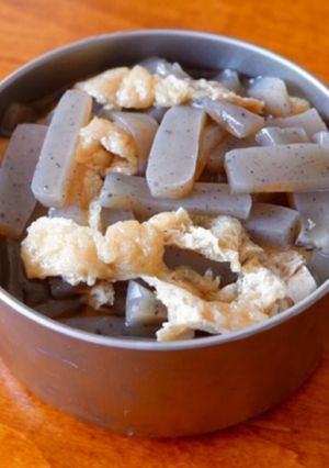 簡単♪こんにゃくと油揚げの煮物-レシピのメイン写真