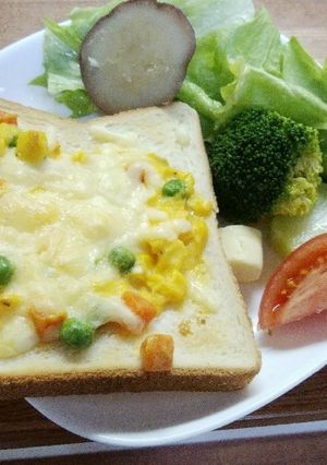 たまごベジタブルトースト-レシピのメイン写真