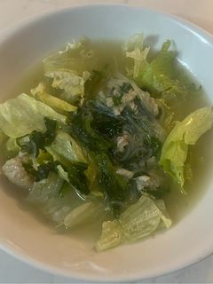 手羽とほうれん草,レタスのスープ-レシピのメイン写真