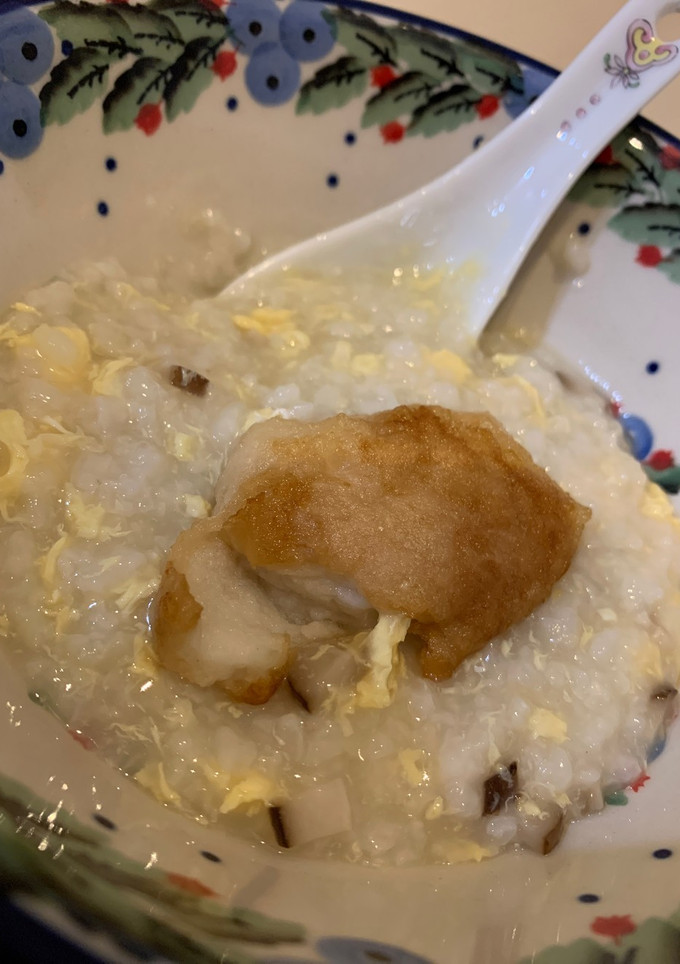 しいたけと卵の中華粥-レシピのメイン写真