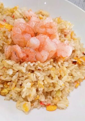 冷凍エビで！エビチャーハン-レシピのメイン写真