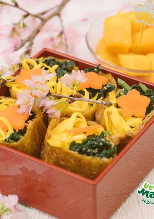お花見いなり寿司-レシピのメイン写真