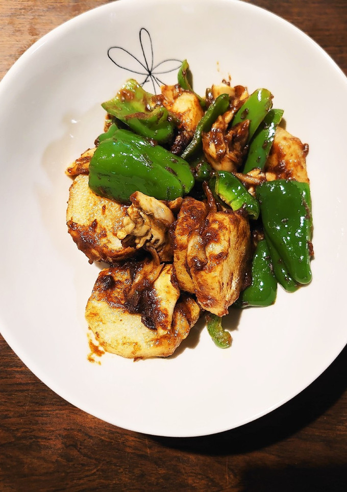 こんがり焼き長芋の野菜カレー和え-レシピのメイン写真