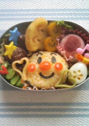 キャラ弁☆食べやすい!?アンパンマン-レシピのメイン写真