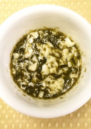 【離乳食７か月～】のりと豆腐のとろみ煮-レシピのメイン写真