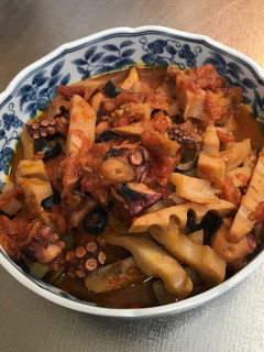 れんこんとたこのトマト煮-レシピのメイン写真