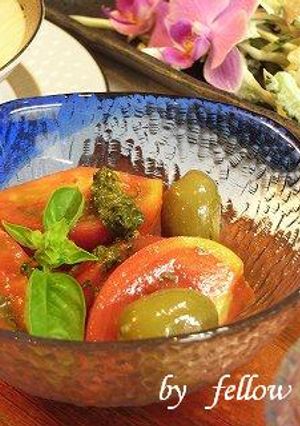 トマトのバジルペースト-レシピのメイン写真