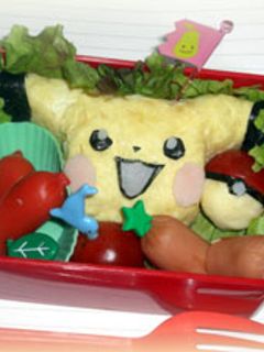 キャラ弁♪ポケモン☆ピカチュウ 運動会に-レシピのメイン写真