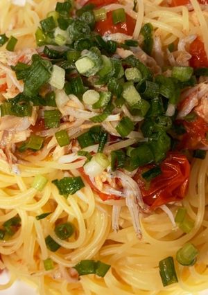 しらすとミニトマトのパスタ-レシピのメイン写真