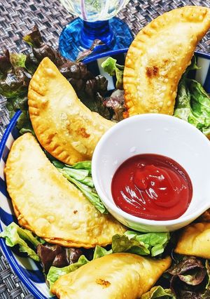 タコス風味な新じゃかチーズ揚げ餃子-レシピのメイン写真