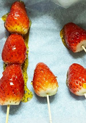 簡単いちごあめ。外パリ中はしっとり。-レシピのメイン写真