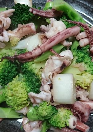 いかゲソとブロッコリーの中華炒め-レシピのメイン写真