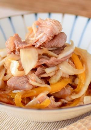 液塩で新玉ねぎと豚しゃぶの和風マリネ☀-レシピのメイン写真