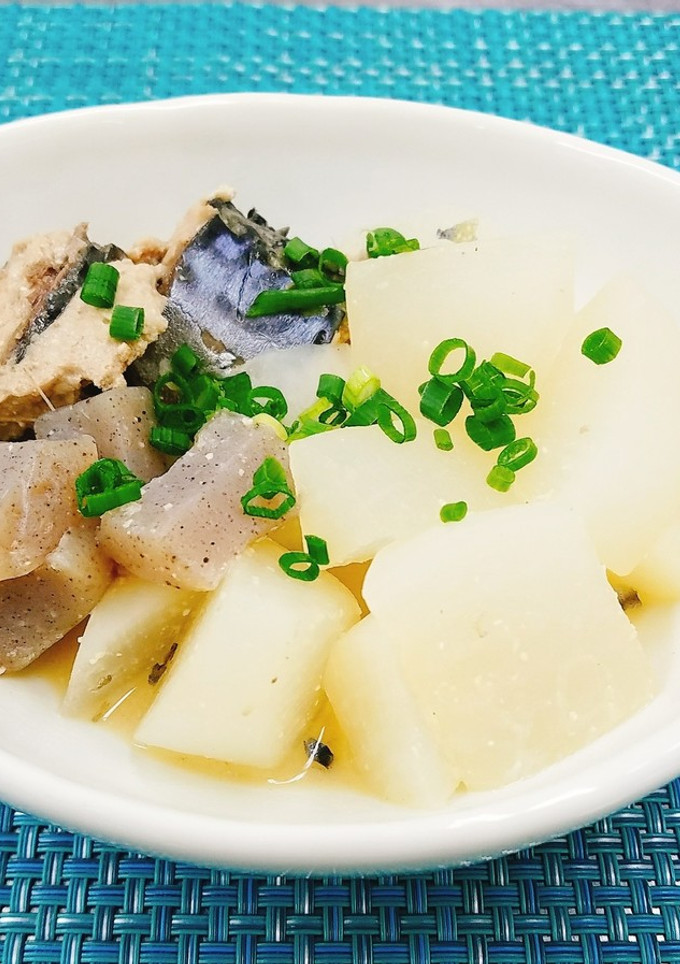 大根とサバ缶の煮物-レシピのメイン写真