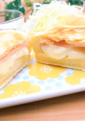 【発酵不要！】すぐできるハムチーズパン-レシピのメイン写真